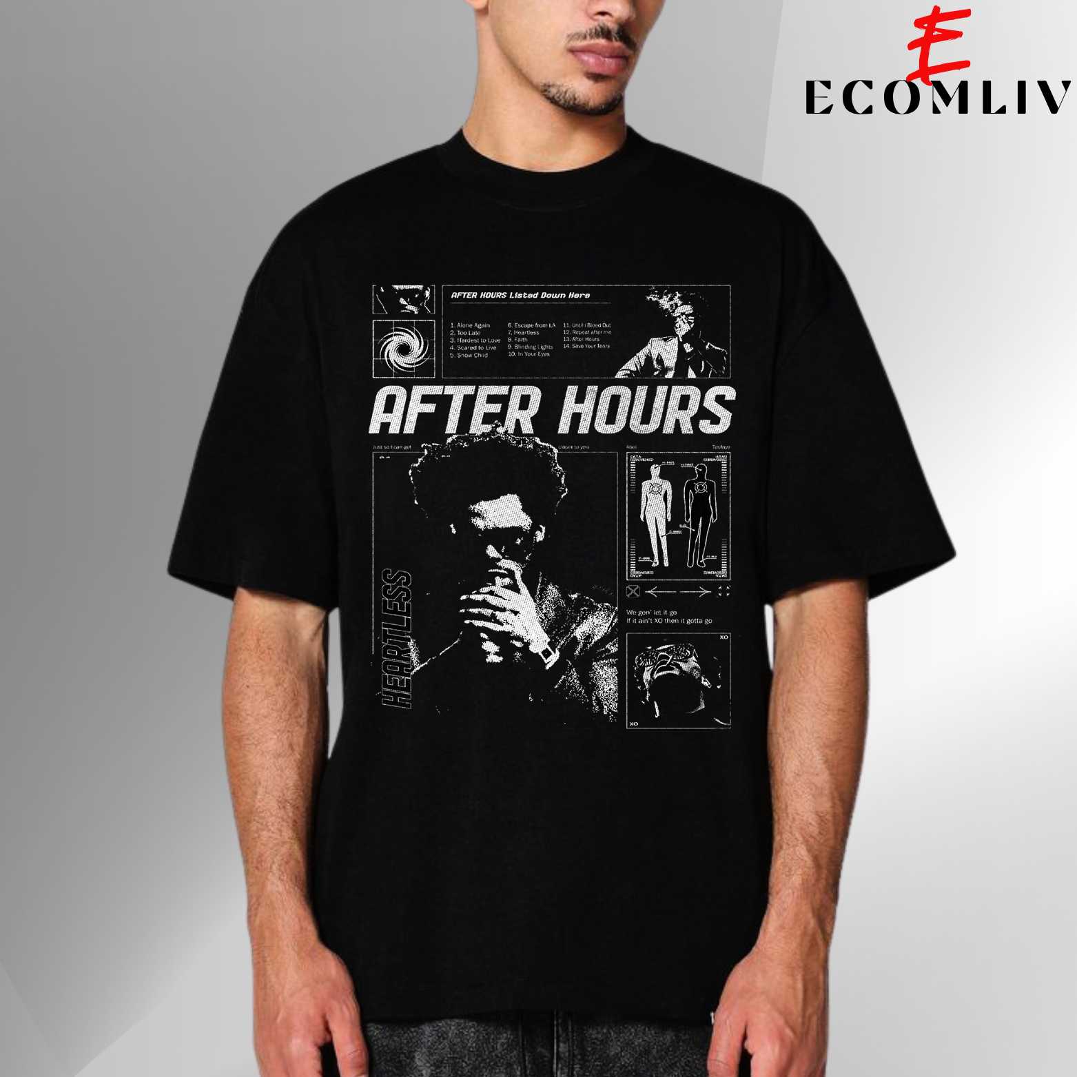 After Hours Album Tee, The Weeknd Unisex Shirt